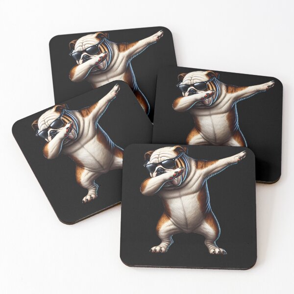 Item preview, Dabbing Bulldog Dog Lover designed and sold by Kimberley King Art  King Art.