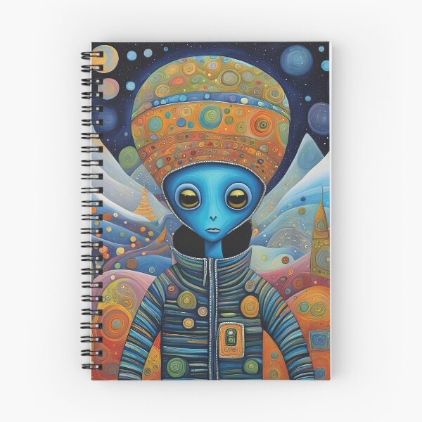 Item preview, Alien exploring the Antarctic designed and sold by Colin Bentham.