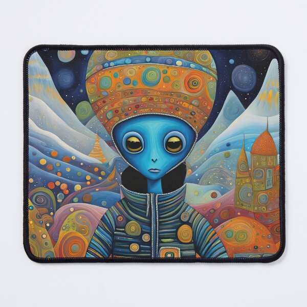 Item preview, Alien exploring the Antarctic designed and sold by Colin Bentham.
