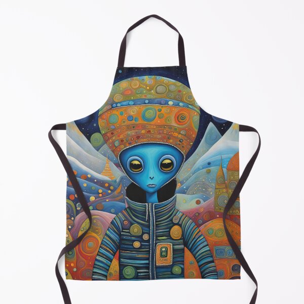 Item preview, Alien exploring the Antarctic designed and sold by Colin Bentham.