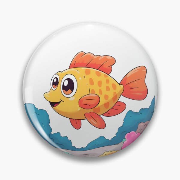 Item preview, dorable Cute Cartoon Parrotfish designed and sold by bvdesignart.