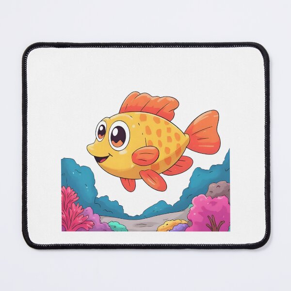 Item preview, dorable Cute Cartoon Parrotfish designed and sold by bvdesignart.