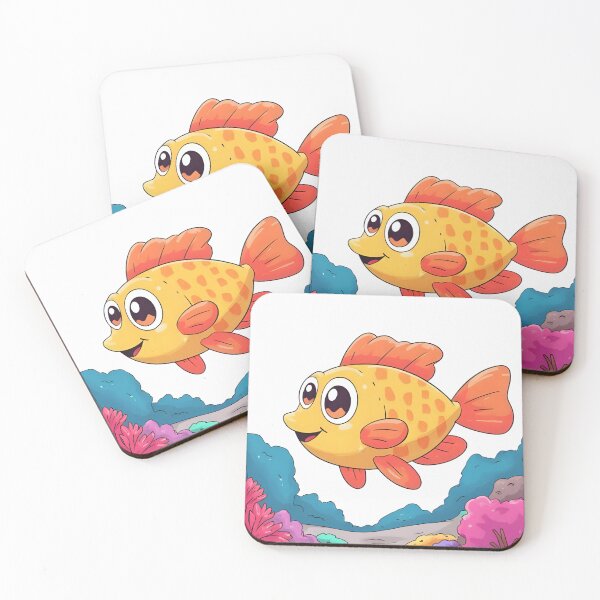 Item preview, dorable Cute Cartoon Parrotfish designed and sold by bvdesignart.