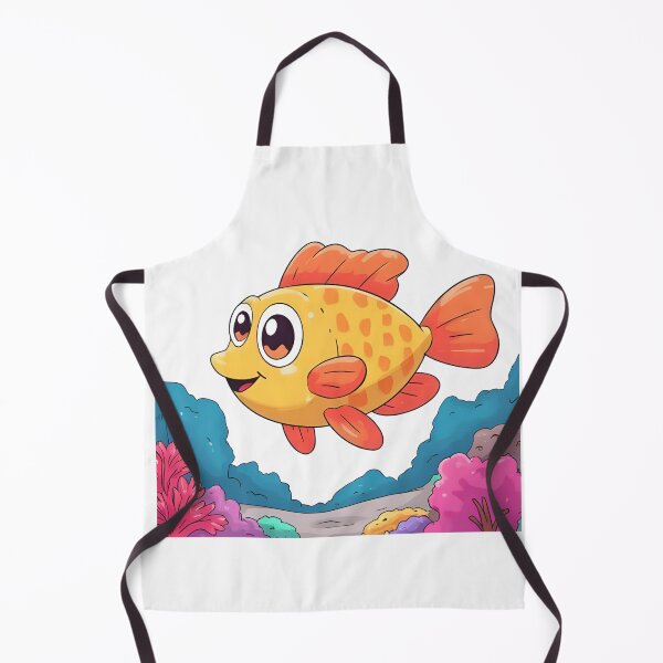 Item preview, dorable Cute Cartoon Parrotfish designed and sold by bvdesignart.