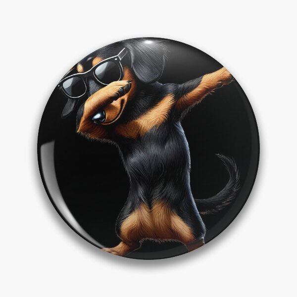 Item preview, Dabbing Dachshund Dog Lover designed and sold by Kimberley King Art  King Art.