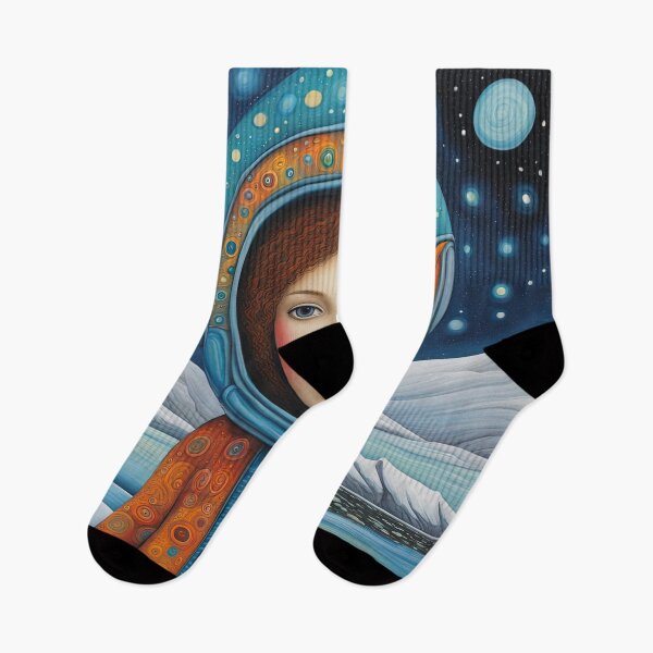 Item preview, Alien exploring the Antarctic designed and sold by Colin Bentham.
