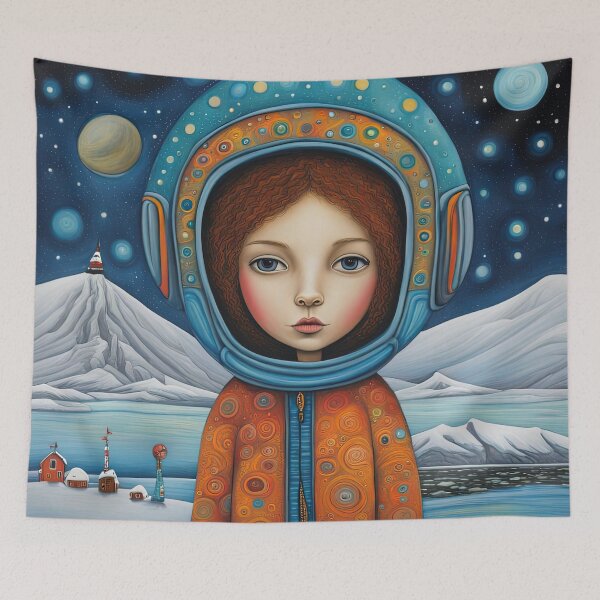 Item preview, Alien exploring the Antarctic designed and sold by Colin Bentham.