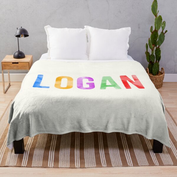 Item preview, Logan Name Bright Colors designed and sold by Jeallan Designs.