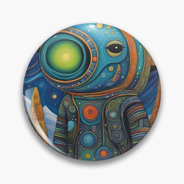 Item preview, Alien exploring the Antarctic designed and sold by Colin Bentham.