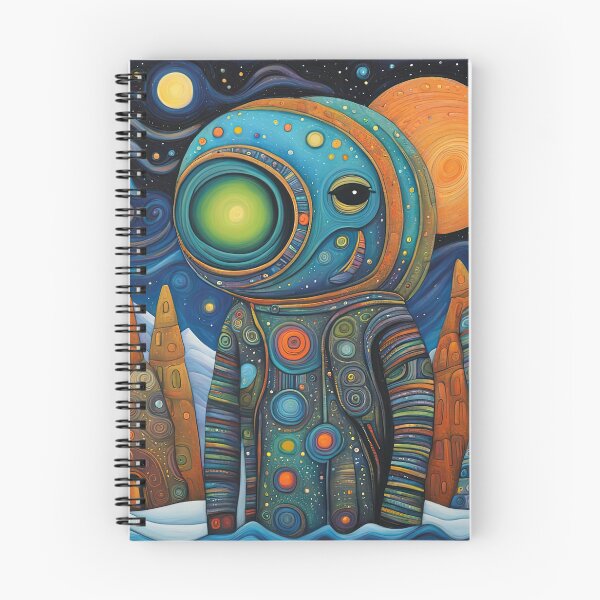 Item preview, Alien exploring the Antarctic designed and sold by Colin Bentham.