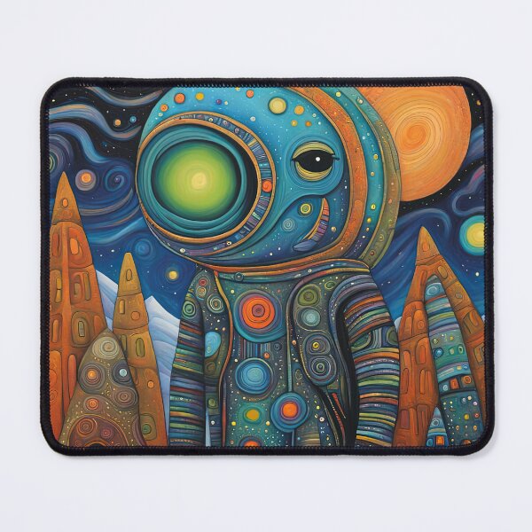 Item preview, Alien exploring the Antarctic designed and sold by Colin Bentham.