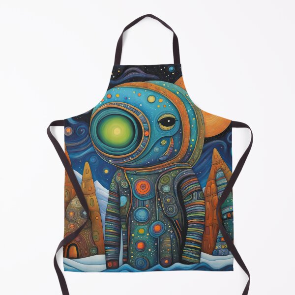Item preview, Alien exploring the Antarctic designed and sold by Colin Bentham.
