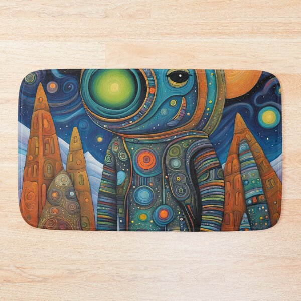 Item preview, Alien exploring the Antarctic designed and sold by Colin Bentham.