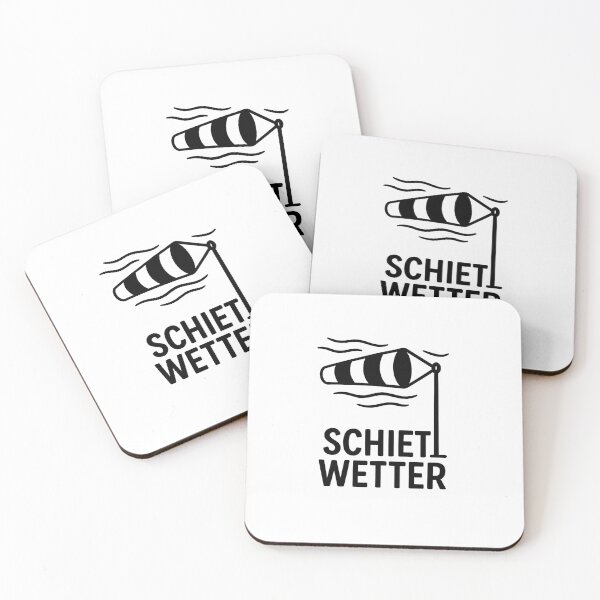 Item preview, “Schietwetter Windsock – Funny coastal design in black and white” designed and sold by Fies-und-Fein.