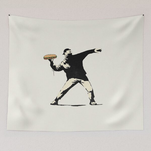 Item preview, Sandwich Thrower – Viral Street Art Meme designed and sold by Bratak.