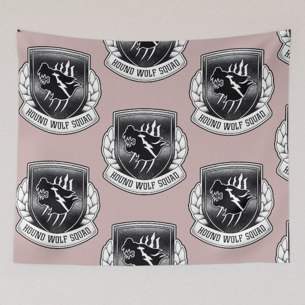 Item preview, Ferocious Wolf Head Emblem Crest Grunge Design designed and sold by ErichThiel.