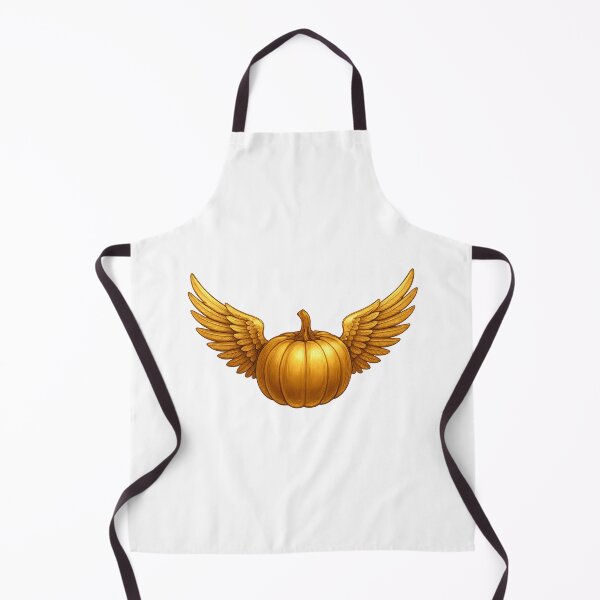 Item preview, Golden Pumpkin with Wings – Magical Fall Aesthetic designed and sold by Liv Solara.