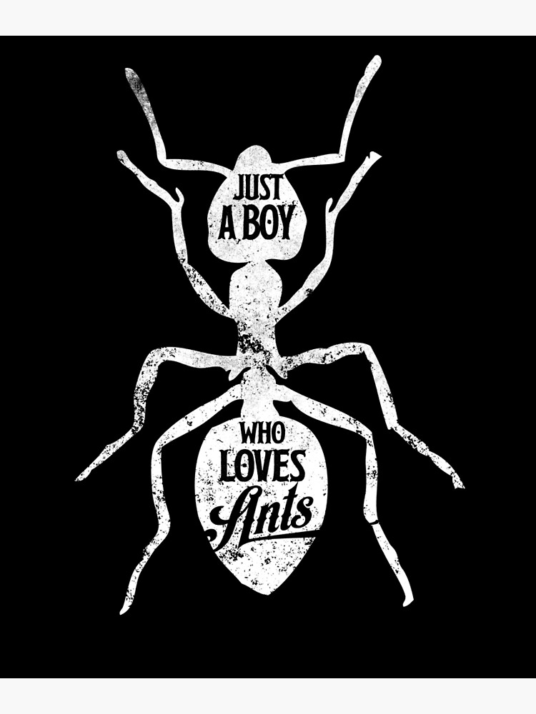 Just A Boy Who Loves Ants Tee Shirt Insect Collector Gift Just A Boy Who Loves Ants Tee Shirt Insect Collector Gift