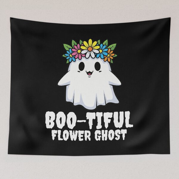 Item preview, BOO-TIFUL FLOWER GHOST - GHOST HALLOWEEN designed and sold by KEF Custom.