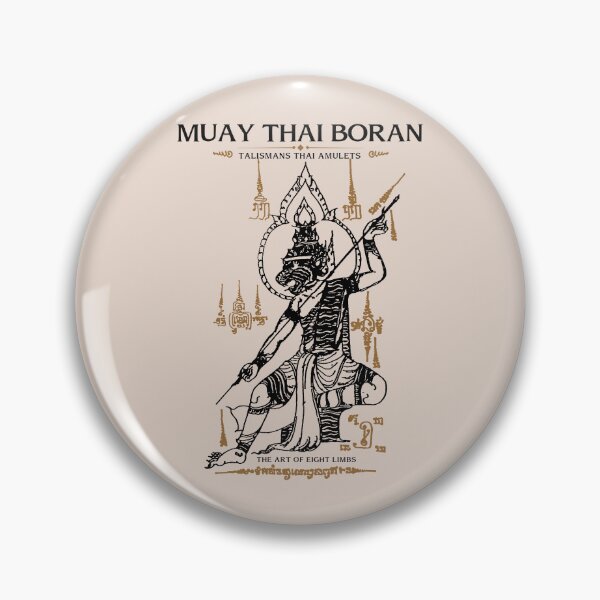 Item preview, Ancient Muay Thai Boxing Tattoo The Hermit designed and sold by KewaleeTee.