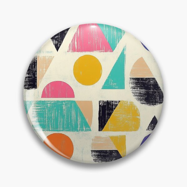 Item preview, Abstract Geometric Pure and Vibrant Shapes designed and sold by MidArtForge.