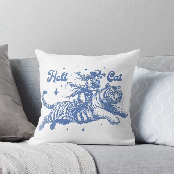 Item preview, Hell Cat Cowgirl Tiger Retro Western designed and sold by Jcat7.