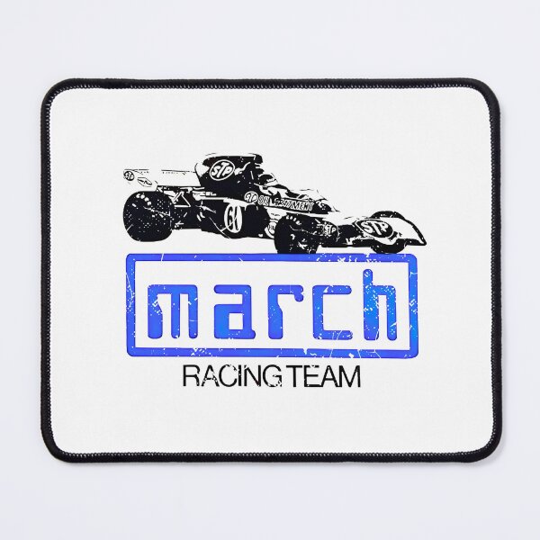 Item preview, Vintage 1972 March Racing Team Ronnie Peterson - Distressed, worn, seventies print. designed and sold by retropetrol.