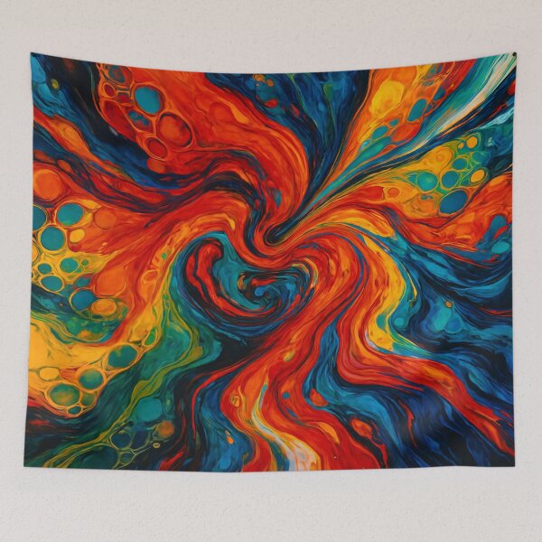 Item preview, Colorful swirls of liquid energy designed and sold by Sigtrix.