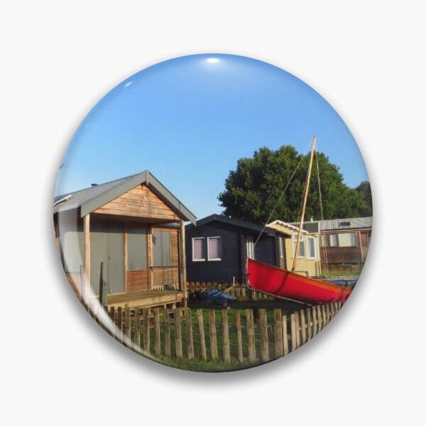 Item preview, Simon's Beach Hut & Bright Red Boat designed and sold by wiggyofipswich.