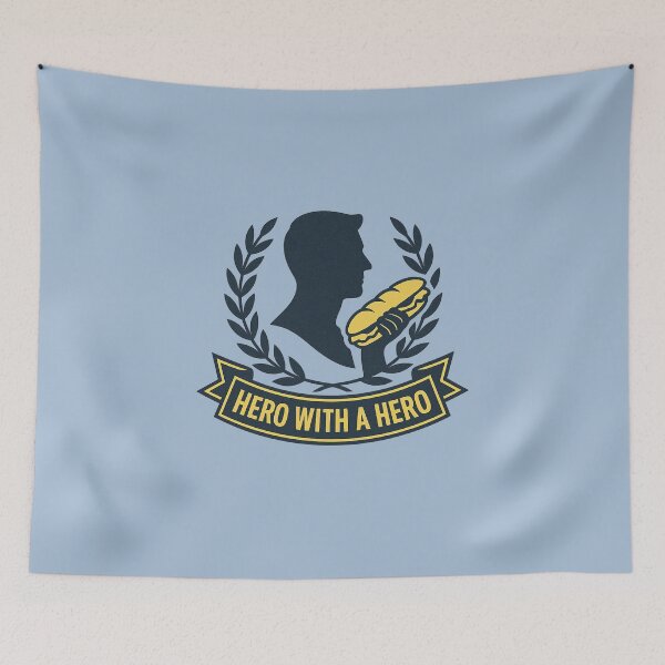 Item preview, Hero with a Hero – Sandwich Medal Badge designed and sold by Bratak.