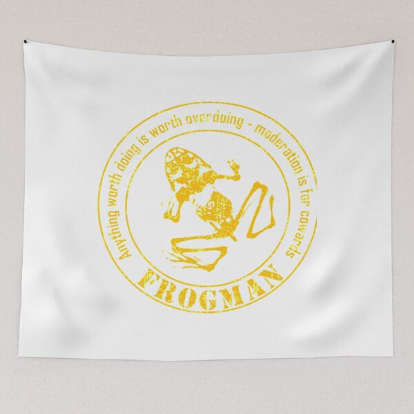 Item preview, Frogman Diver (Small Logo - Distressed) designed and sold by Karelleiza.