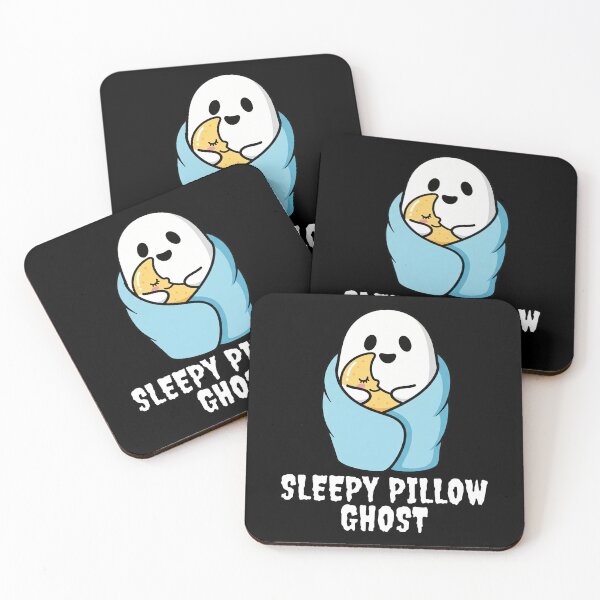 Item preview, SLEEPY PILLOW GHOST - GHOST HALLOWEEN designed and sold by KEF Custom.