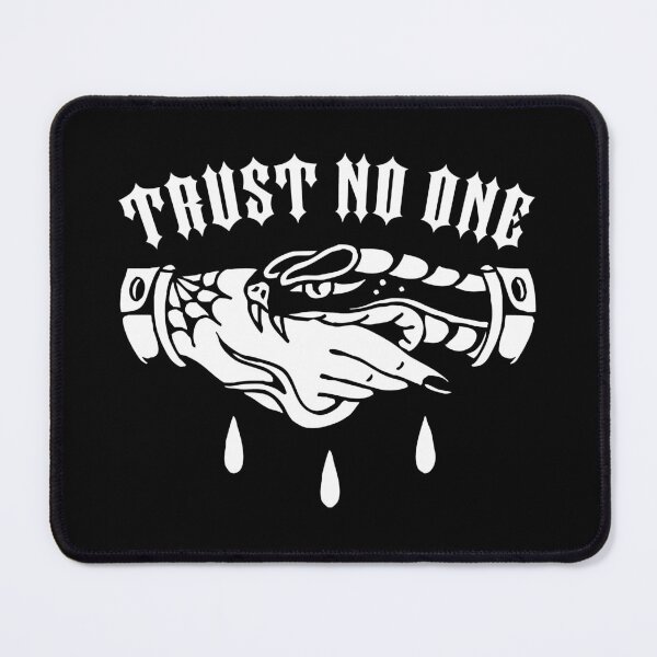 Item preview, Trust No One Tattoo Snake Handshake designed and sold by Ikaroots.