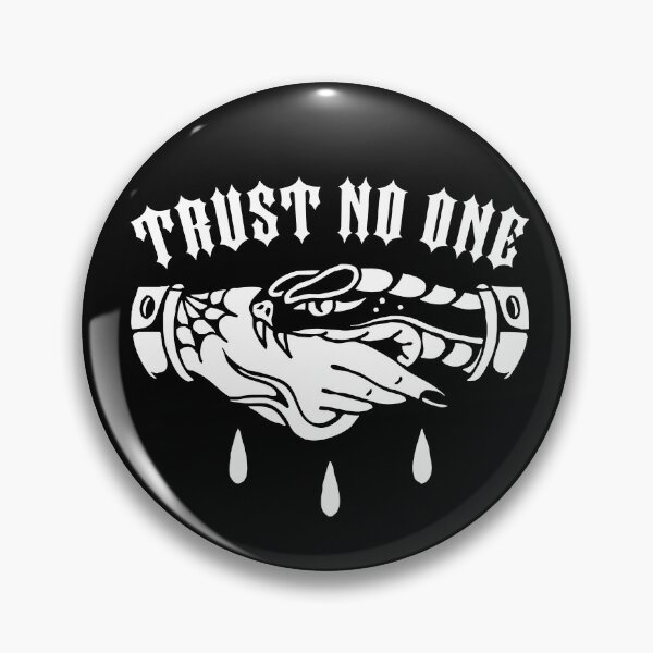 Item preview, Trust No One Tattoo Snake Handshake designed and sold by Ikaroots.