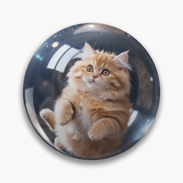 Item preview, Cat floating in zero gravjty designed and sold by LittleIns.