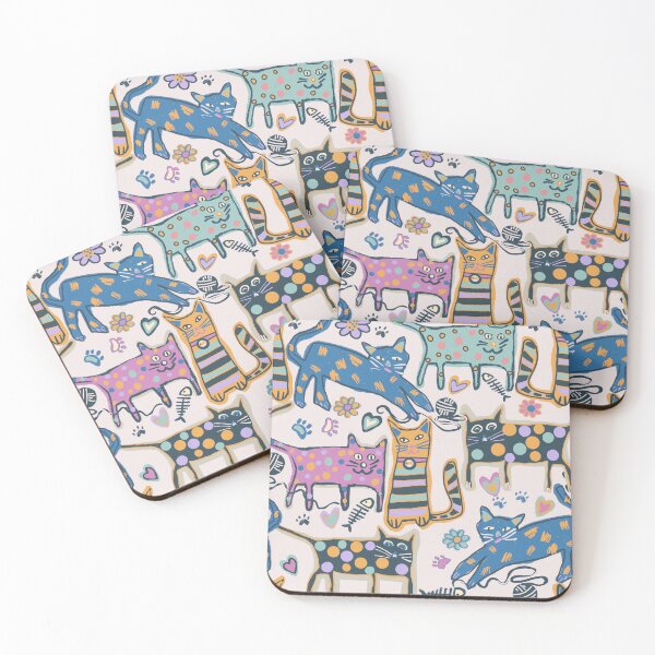 Item preview, Playful Funny Cats designed and sold by Callyedesigns.