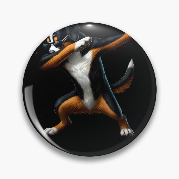 Item preview, Dabbing Entlebucher Mountain Dog Lover designed and sold by Kimberley King Art  King Art.