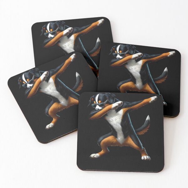 Item preview, Dabbing Entlebucher Mountain Dog Lover designed and sold by Kimberley King Art  King Art.