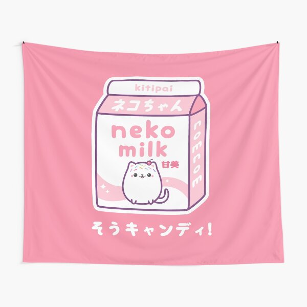 Japanese Cat Milk Tapestry