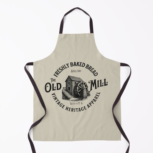Item preview, The Old Mill, Freshly baked bread vintage advertisement design. designed and sold by AfricaSkyBlue.