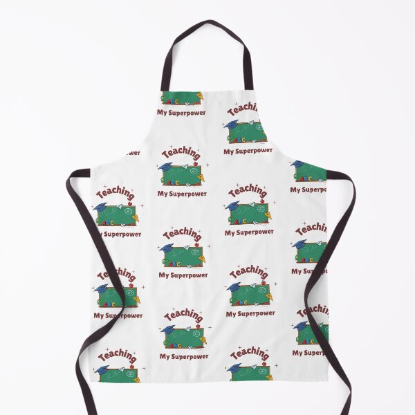 Item preview, Teaching My Superpower Teacher Design with Green Board and ABC Alphabet Back to School Theme designed and sold by Ani-24.
