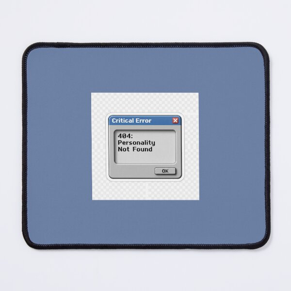 Item preview, Retro Windows 95 Error: 404 Personality Not Found designed and sold by Custom-Arts-AI.