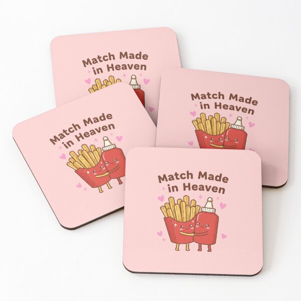 Item preview, Match Made in Heaven – Fries & Ketchup designed and sold by hiraum.