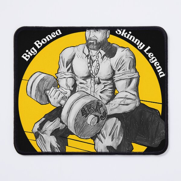 Item preview, Big Boned Skinny Legend (White Text) designed and sold by JovanRobel.