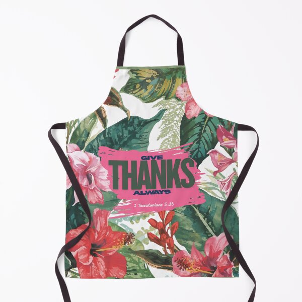 Item preview, Give Thanks Always – Inspirational Bible Verse Botanical Watercolor Design designed and sold by Ausra789.