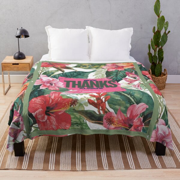 Item preview, Give Thanks Always – Inspirational Bible Verse Botanical Watercolor Design designed and sold by Ausra789.