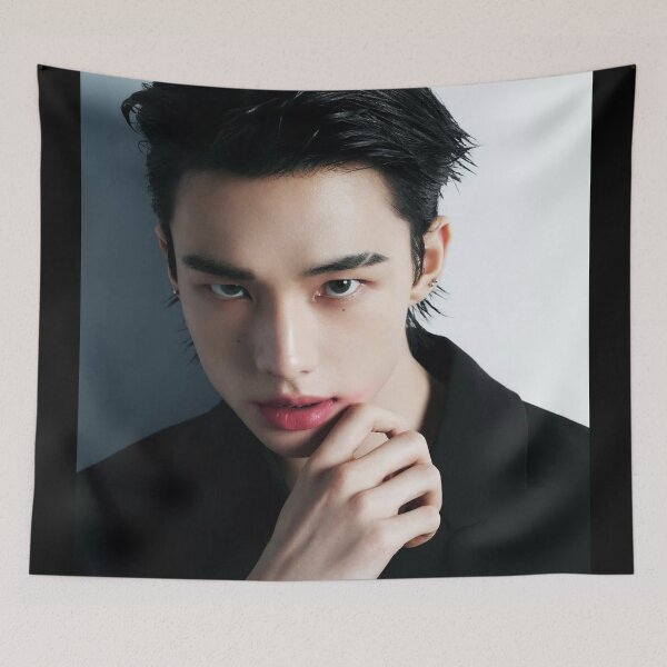Item preview, Hyunjin Stray Kids CEREMONY hyunpic magazine cover photocard vampire karma dominATE ethereal Boyfriend material SKZ kpop designed and sold by Kpop-Noona.