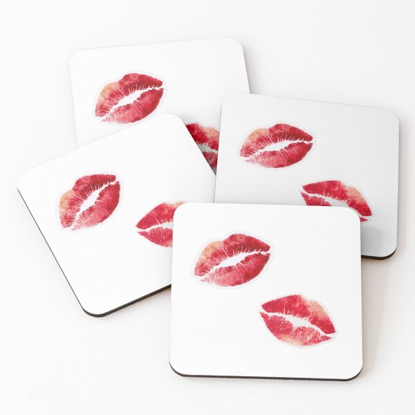 Item preview, Lipstick Kisses Love Aesthetic Cute Girly Coquette Design designed and sold by Panqpond.