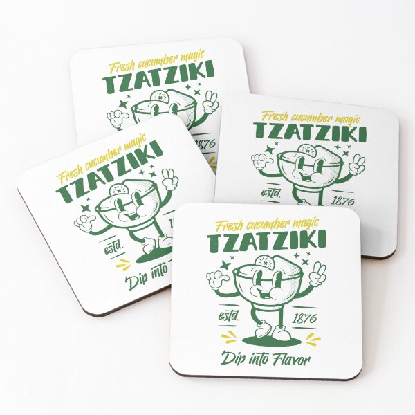 Item preview, Greek Tzatziki Retro Mascot designed and sold by SamanthaSy9.