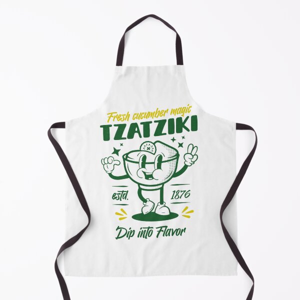 Item preview, Greek Tzatziki Retro Mascot designed and sold by SamanthaSy9.